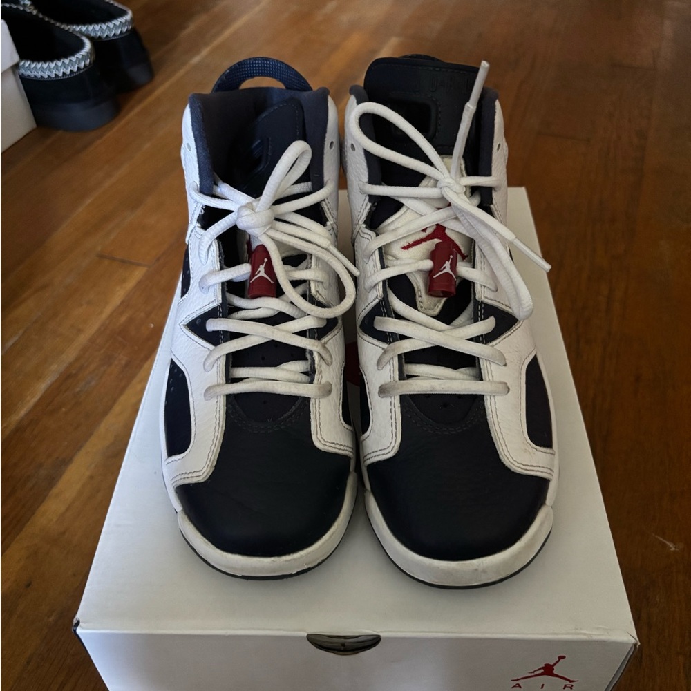 Jordan Kids Sneakers - Black, White, Red